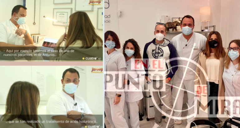 Dr. Kosmecki y Clínica Verkomed en El Punto de Mira en Cuatro – los investigadores del programa han acudido a nuestro doctor como un referente nacional para conocer historias de algunas pacientes que han venido a nuestras clínicas para solucionar las “chapuzas estéticas” producidas en consultas de segunda o sitios no homologados