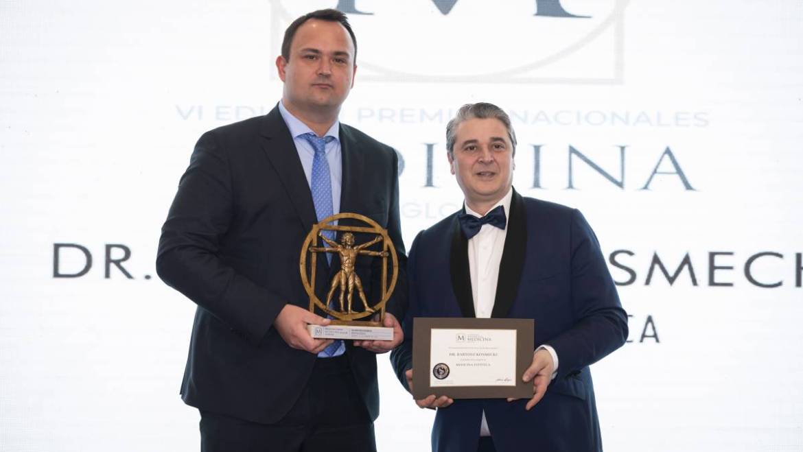 PREMIOS NACIONALES DE MEDICINA EN LA CATEGORÍA MEDICINA ESTÉTICA PARA EL DR. BARTOSZ KOSMECKI: un referente internacional que dirige una de las clínicas de medicina estética y cirugía plástica más grandes del país